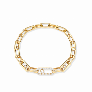 Messika 18K Gold 'Move Link' Bracelet with Diamonds