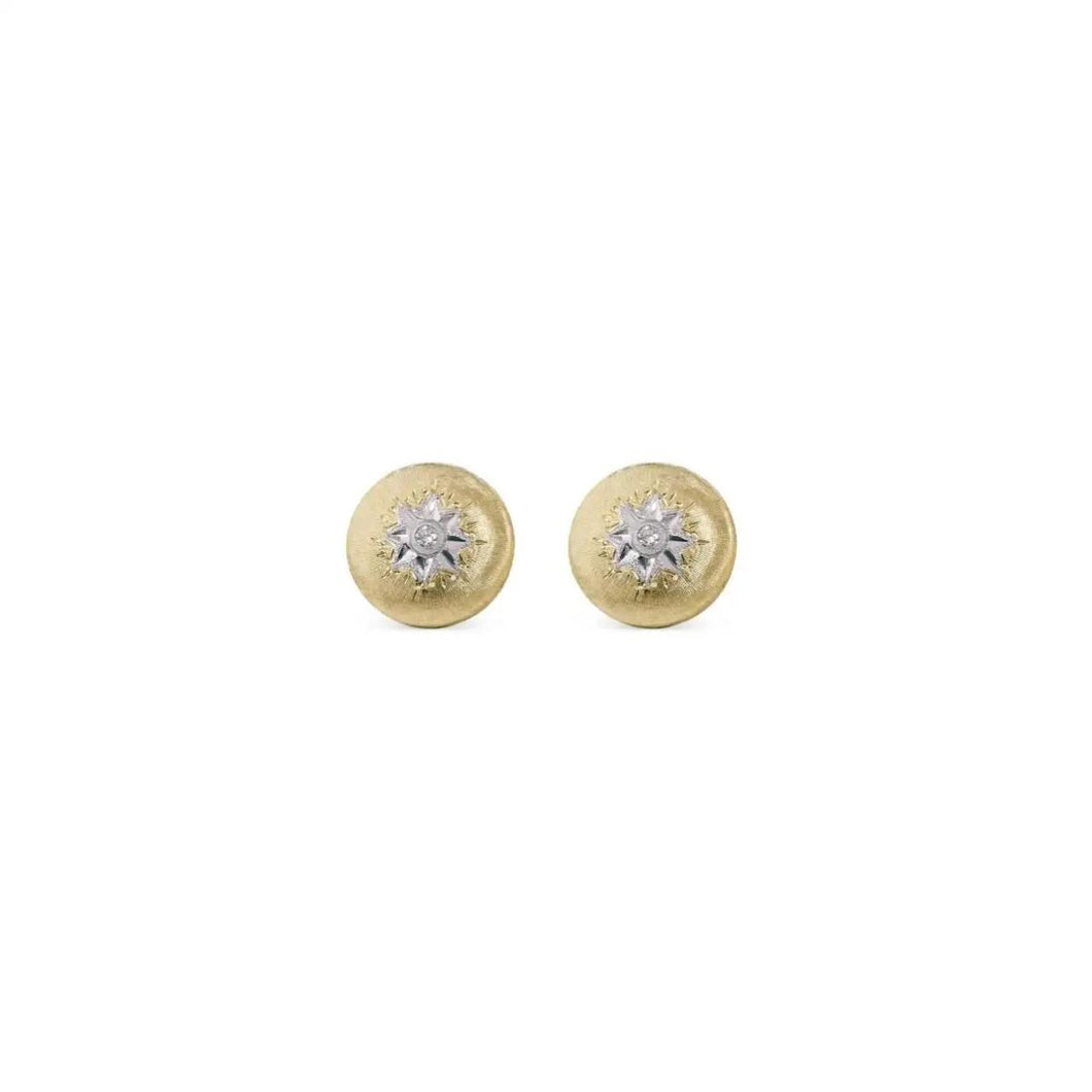 Buccellati 18K Two-Tone Gold 'Classica Macri' Stud Earrings