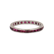Load image into Gallery viewer, Vintage 1970s Synthetic Ruby Band
