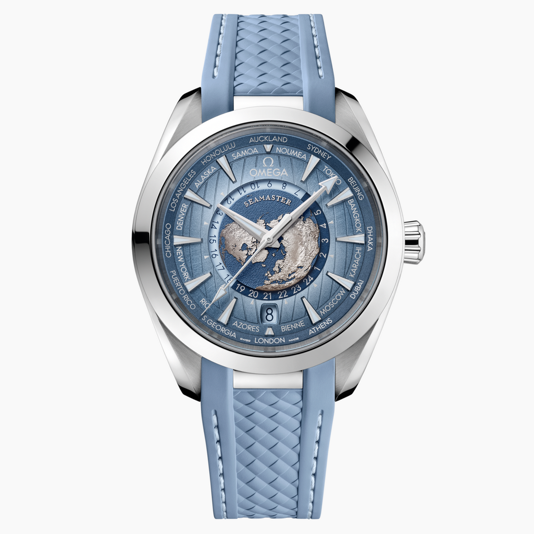 Omega Seamaster Aqua Terra 150M Co Axial Master Chronometer Gmt Worldtimer 43mm